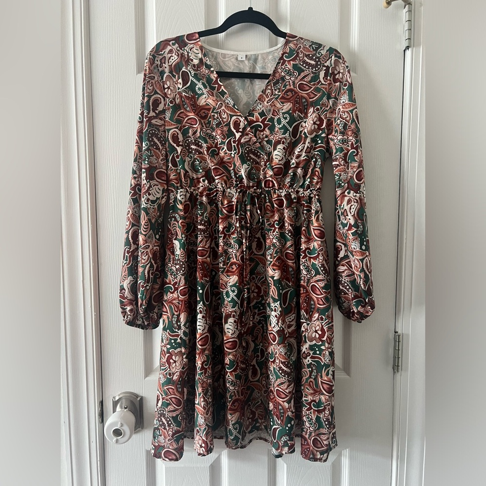 No brand - simple silky dress - size small